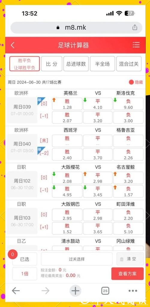 世界杯竞彩：如何利用赔率进行合理投注